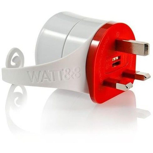 [3760110682202] WATT&CO Adaptador Francia a UK, Hong Kong, Singapur, 1 unidad