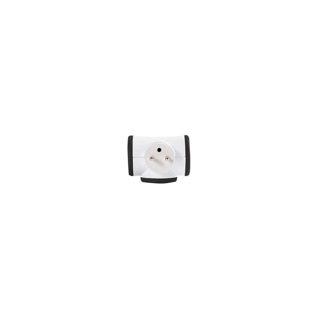 WATT&CO Rotating triple socket 3x16A White and black