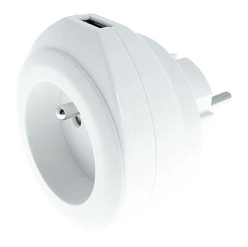 [3760110686538] WATT&CO Cargador USB 2.4A+16A Blanco+Cable