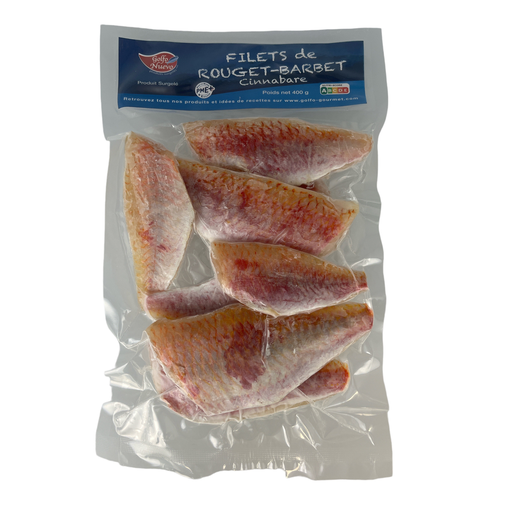 [3760114350800] GOLFO NUEVO Filet de rouget-barbet avec peau 400 g