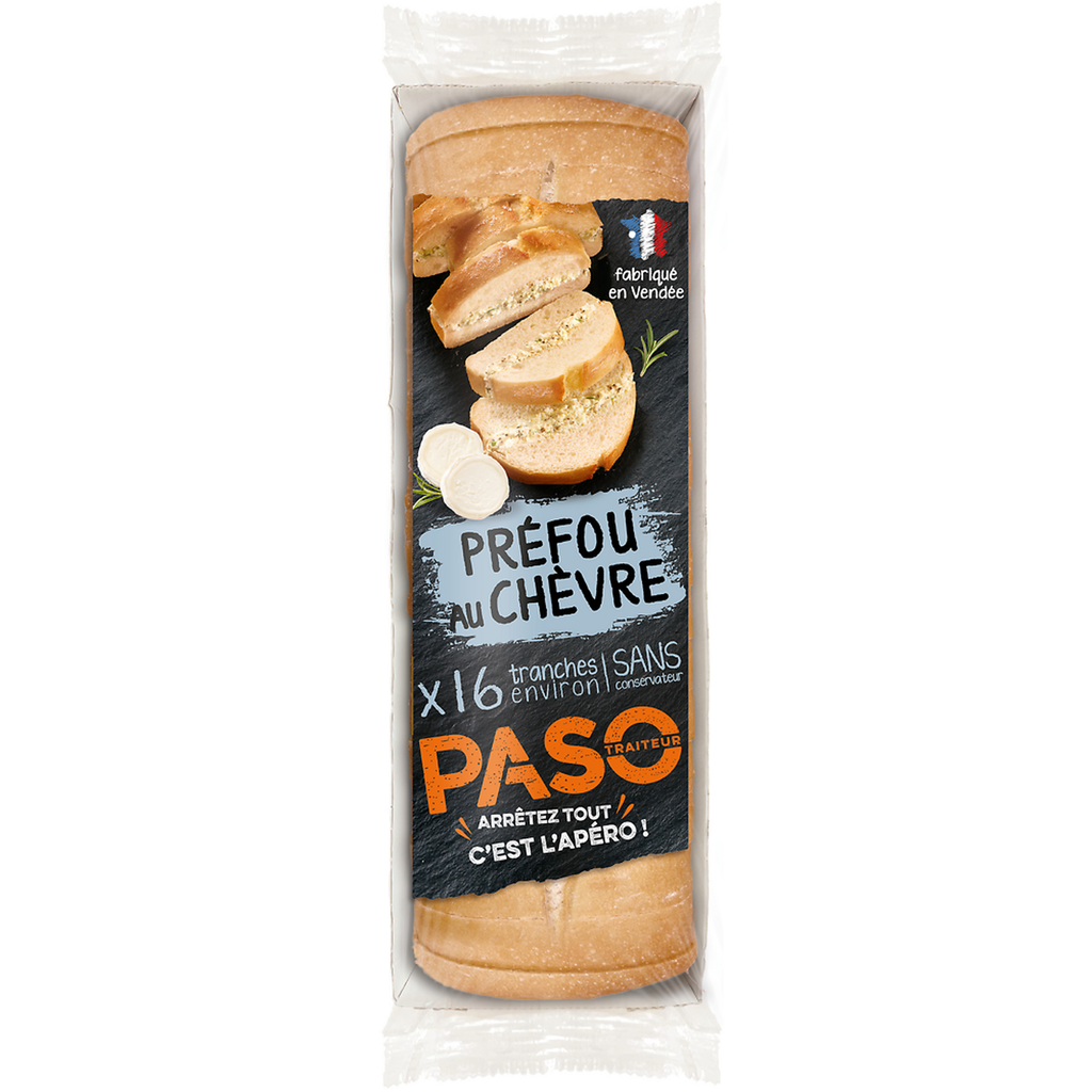 PASO Goat Cheese Préfou Pre-sliced 350 g