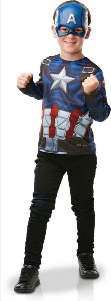 RUBIE'S Captain America Top Costume + Mask le déguisement