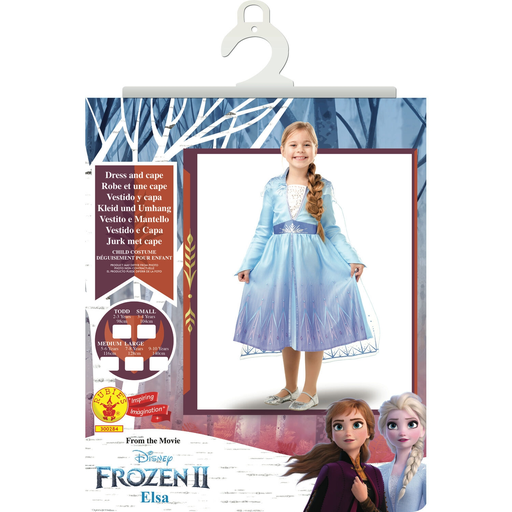 [0883028360383] LA REINE DES NEIGES Classic costume elsa 2 disney 1 unit