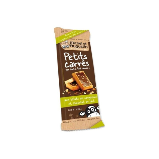 [3760122961364] MICHEL & AUGUSTIN Nougatine Chocolate Squares 73 g