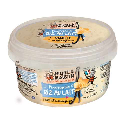 [3760122966055] MICHEL ET AUGUSTIN Arroz doce baunilha de Madagáscar 400 g