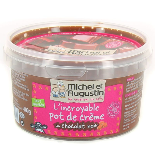 [3760122966079] MICHEL & AUGUSTIN Dark Chocolate Dessert Cream 400 g