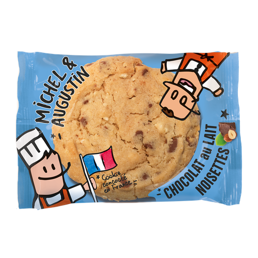 [3760122966116] MICHEL ET AUGUSTIN Cookie aux Gros Éclats de Chocolat au Lait et Noisettes 70 g