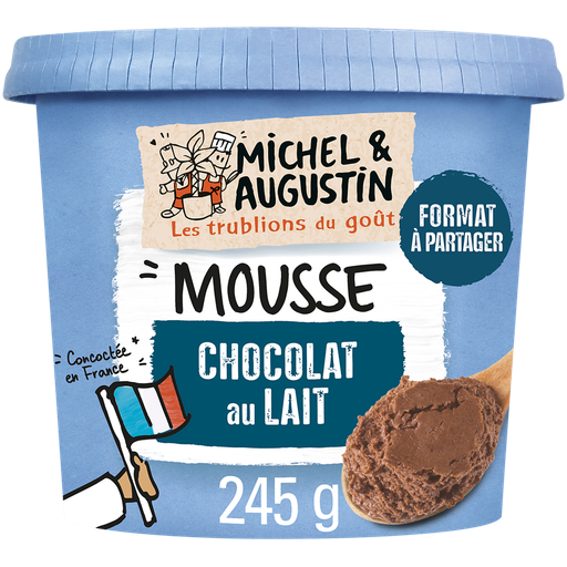 [3760122966451] MICHEL ET AUGUSTIN Milk Chocolate Mousse 500 ml