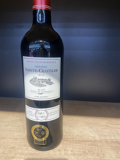 [3760123639828] Blaye Côtes de Bordeaux Château Sainte-Clotte 75cl