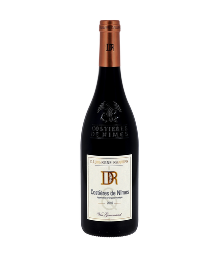[3760123930697] DAUVERGNE ET RANVIER Vin Gourmand 2016 Costières de Nîmes AOP Red Wine 75 cl