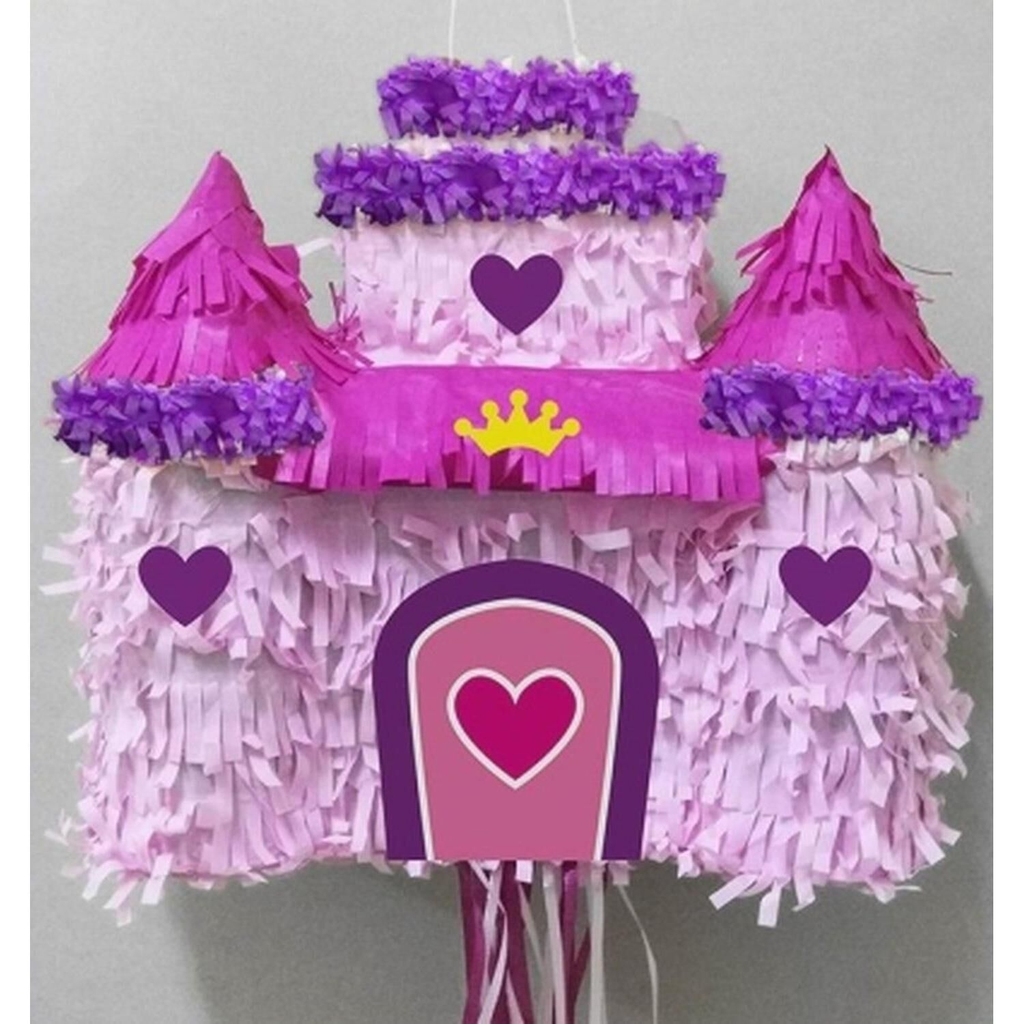 Piñata chateau princesse + baton la piñata