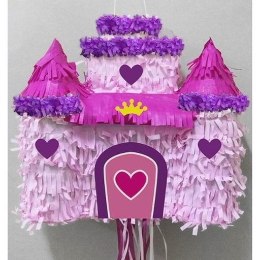 [3760126008027] Piñata chateau princesse + baton la piñata