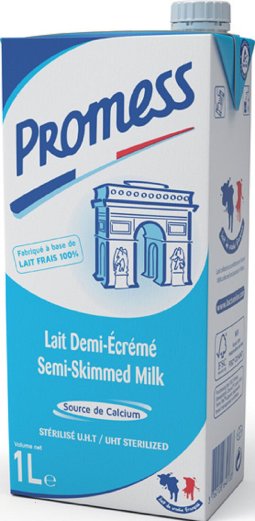 BOUCHON Semi-Skimmed Milk 1 L