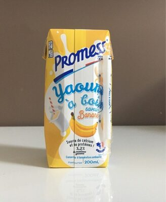 PROMESS Yogur Bebible Sabor Plátano 200 ml