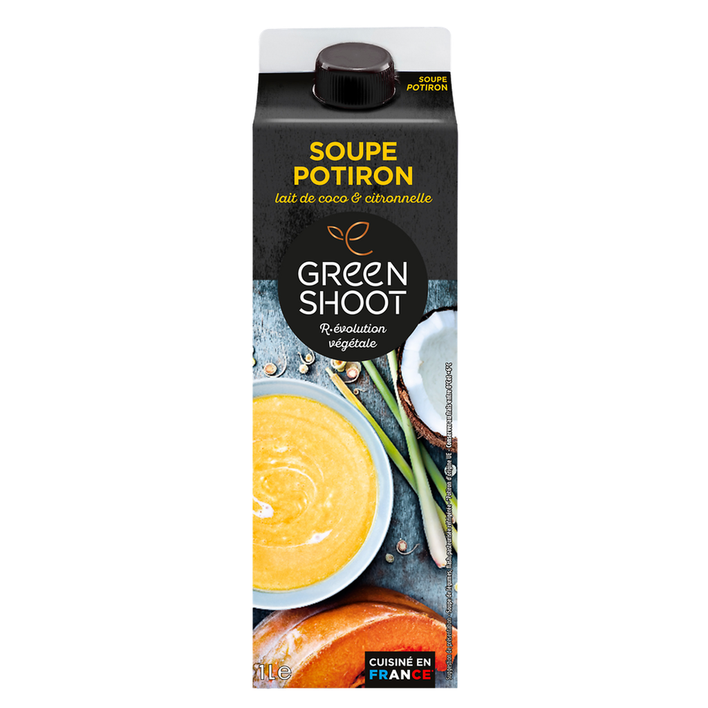 GREENSHOOT Soupe potiron lait de coco et citronnelle 1 L