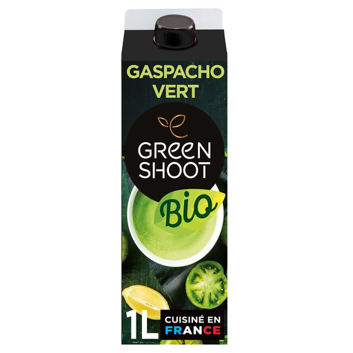 [3760132081427] GREENSHOOT Green Gazpacho Basil Lemon Juice Organic 1 L