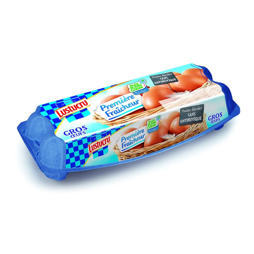 [3760150111250] LUSTUCRU 12 Ovos Frescos Formato Grande