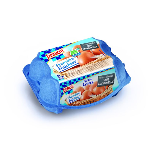 [3760150111342] LUSTUCRU 6 Œufs Fraîcheur