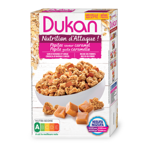 [3760151012914] REGIME DUKAN Oat Bran Cereal Caramel 350 g