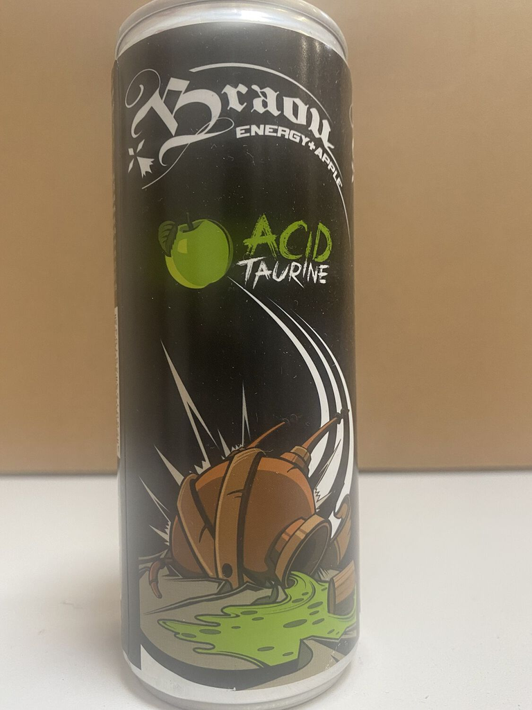 BRAOU Canette energy acid apple 250ml