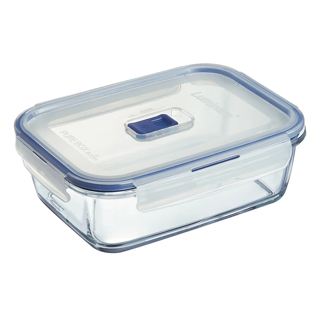 LUMINARC Recipiente de conservación rectangular Pure Box Active 122 cl