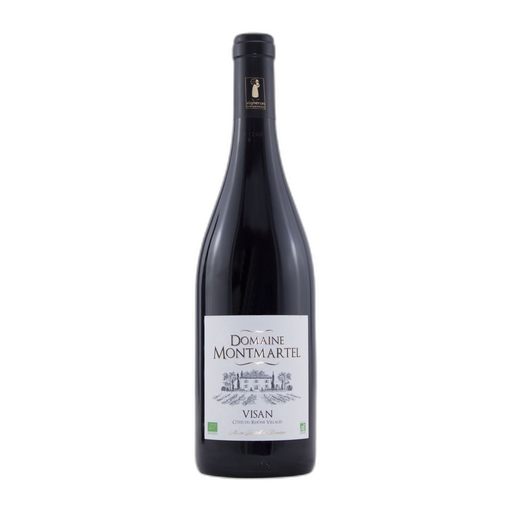[3760172574699] MONTMARTEL AOP Côtes du Rhône Villages Visan Domaine Red Organic 0.75 L