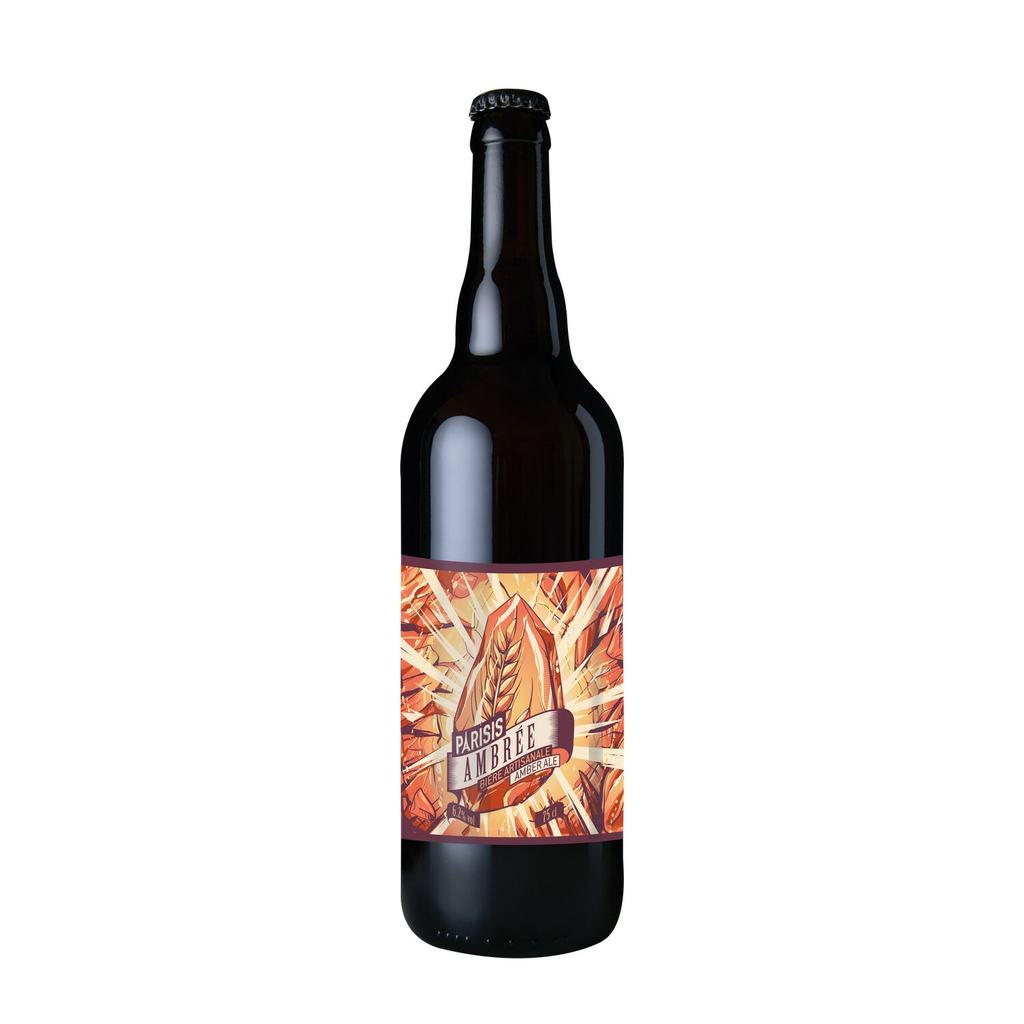 PARISIS Bière artisanale ambrée 6.2% 75 cl