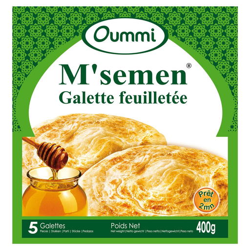 [3760184010017] OUMMI M'semen torta hojaldrada 5 unidades 400 g