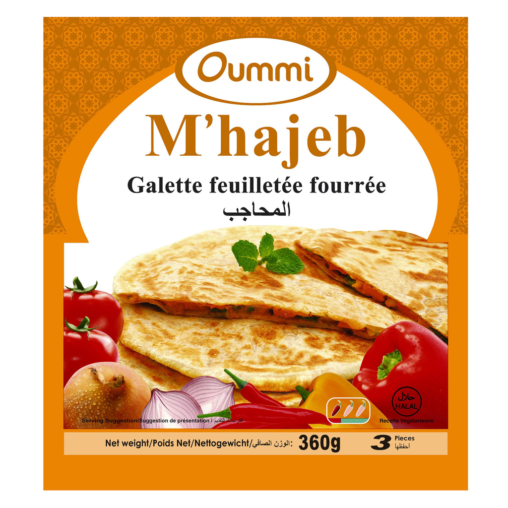 OUMMI M'hajeb galette feuilletée fourrée halal 360 g