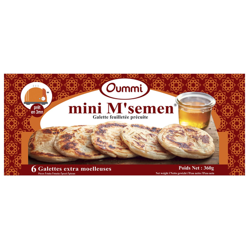 [3760184010130] OUMMI Mini m'semen extra feuilletée moelleuse 360 g