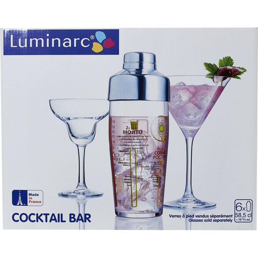 [0883314521559] LUMINARC Coctelera biconica de vidrio 58,5 cl