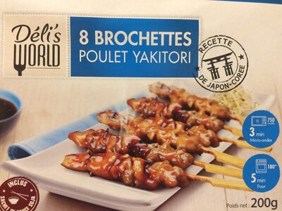 [3760184010833] DELI'S Espetada de Frango Yakitori 200 g