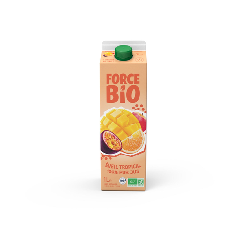 [3760186970043] FORCE BIO Multifruit juice 100% pure organic juice 1 L