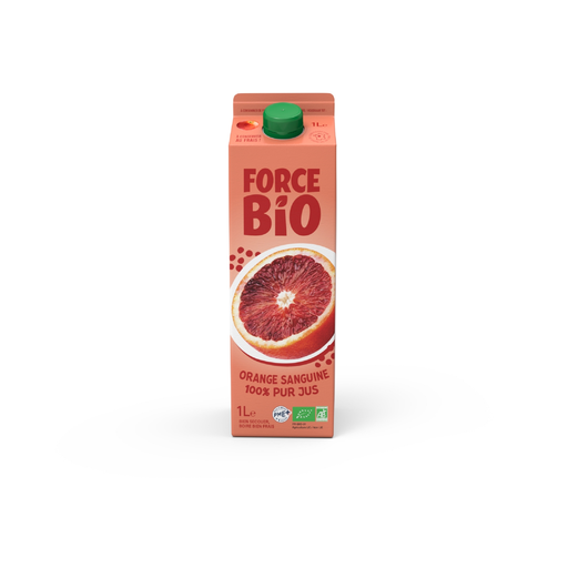 [3760186970104] FORCE BIO Blood Orange Juice 100% Pure Juice 1 L