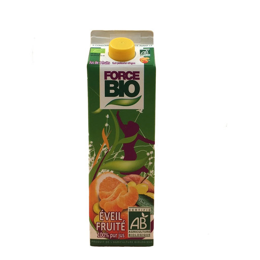 [3760186970210] FORCE BIO Fruit Juice Awakening Fruity 100% Pure Juice Organic 1 L