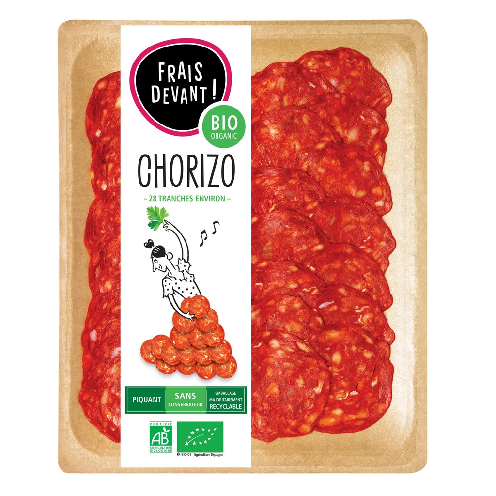 FRAIS DEVANT Organic Sliced Chorizo 70 g