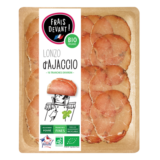 [3760187538914] FRAIS DEVANT Organic Lonzo d'Ajaccio 15 slices 70 g