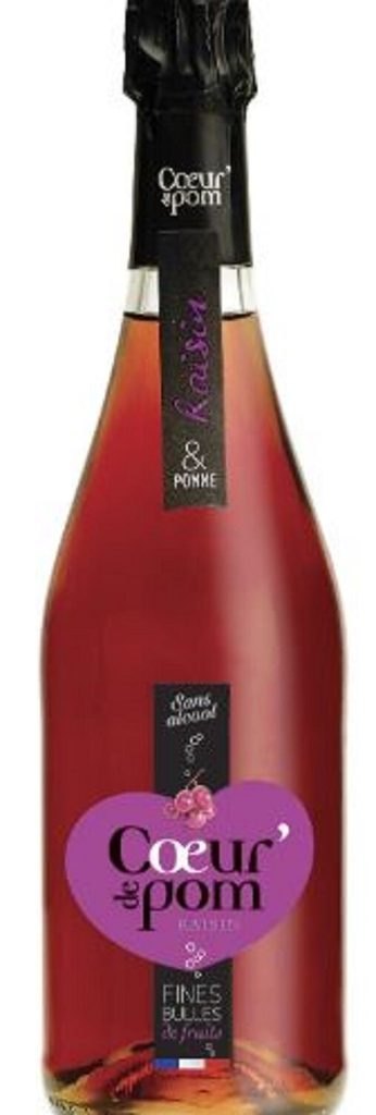 FRUITS Espumoso de manzana y uva COEUR DE POM 75 cl