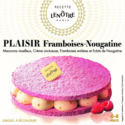 [3760197630189] LE NOTRE Gâteau framboises-nougatine 410 g