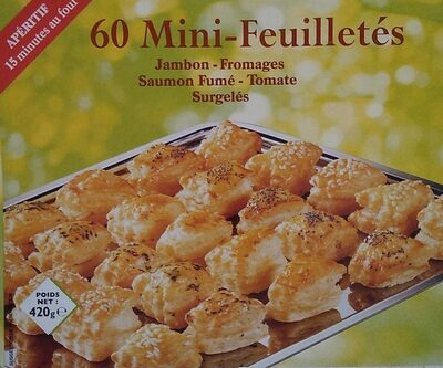 [3760197631346] 1ER PRIX Sortido 60 Mini Folhados 420 g