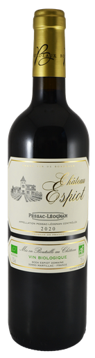 [3760199710025] CHATEAU ESPIOT Vinho Tinto Bordeaux Pessac Léognan Merlot Cabernet Sauvignon 75 cl