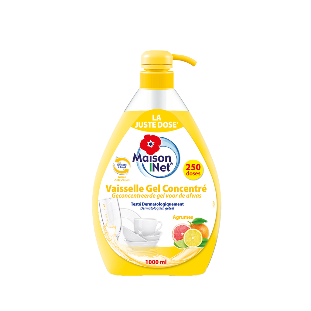 MAISON NET Lavavajillas concentrado cítricos 1 L