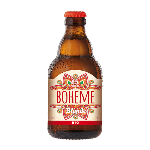 [3760218530108] BOHEME Cerveza Rubia Artesanal Bio 6,2% 33 cl