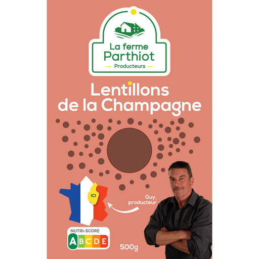[3760221560062] JOLIE CAMPAGNE Lentejas de la Champaña 500 g