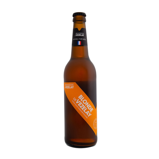[3760222500012] BRASSERIE DE VEZELAY Bière bio blonde 50 cl
