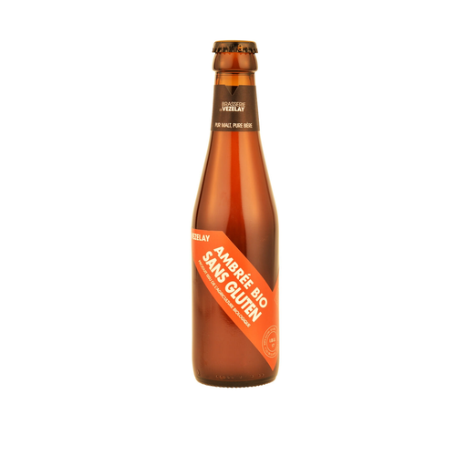 [3760222501699] BIERE DE VEZELAY Cerveja Âmbar Bio Sem Glúten 25 cl