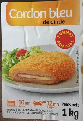 [3760224300115] KERANNA Turkey Cordon Bleu 1 kg