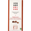 CARRE SUISSE Milk Chocolate Bar Caramel Bits Guérande Salt Organic 100 g