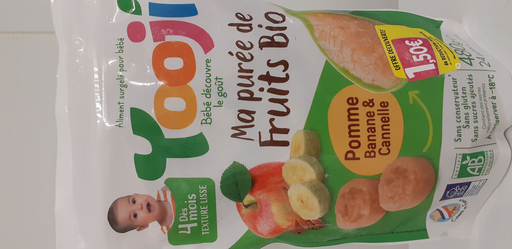 [3760234500505] FRUITS Puree de BIO des 4MOIS 480 g