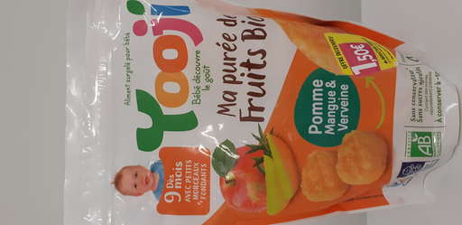 [3760234500536] FRUITS Organic Fruit Puree from 9 months 480 g